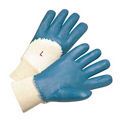 West Chester 4050/L Nitrile Palm Coated, Jersey Lined, Knit Wrist Gloves, Size Large