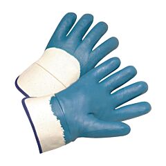 West Chester 4550/Xl Nitrile Dipped Gloves With Jersey Liner & Heavyweight Smooth Grip On Palm Fingers & Knuckles, Safety Cuff, Natural, Size X-Large