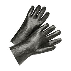 West Chester 1047R 14" Semi Rough Pvc Gloves, Interlock Lining, Size Large