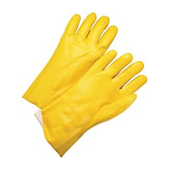 West Chester J1027Ry 12" Semi Rough Yellow Pvc, Jersey Lined, Size Large
