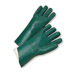 West Chester J1247Rf 14" Rough Pvc, Jersey Lining, Green, Size 14"