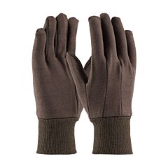West Chester 750Lc Regular Weight Cotton/Polyester Jersey Gloves, Ladies', Brown, Size Ladies