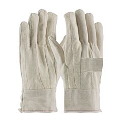 West Chester 718Bt 18Oz Cotton Double Palm, Napout, Band Cuff, Med Weight, Size Large