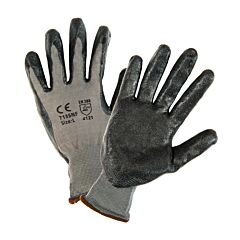 Pip 713Snf/Xl Posigrip Gloves, Gray Polyester Knit Shell, Black Foam Nitrile Palm, Size X-Large