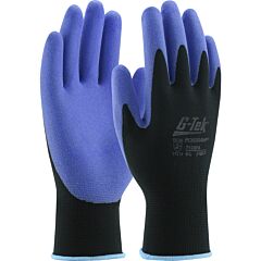 Pip 713Spa/Xl Posigrip Gloves, Black Nylon Knit Shell, Blue Air Injected Pvc Palm, Size X-Large