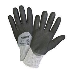 Pip 715Snftk/Xl Posigrip Gloves, Gray Nylon Shell, Black 3/4 Microfoam Nitrile Coating, Size X-Large