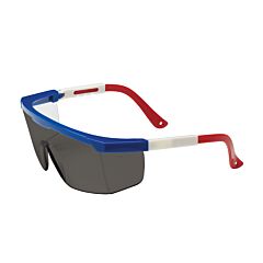 Bouton 250-24-0301 Hi-Voltage Arc, Gray As Lens, Red/White/Bl Frame, Adjustable Temples