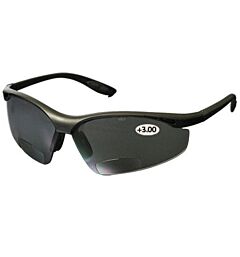Bouton 250-25-0130 Mag Readers, Gray As Lens, +3.00, Black, Nylon Frame
