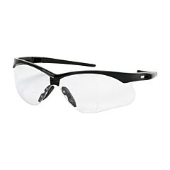 Bouton 250-An-11115 Anser Safety Readers, Clear As/Af Lens, +1.50, Black Frame W/Cord