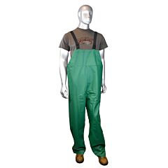 Radians Rb20-Nskv-L Durarad Bib Style Rain Overall, Green, Size Large