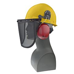 Radians 300-Yvm Pinlock Loggers Combo Pinlock Suspension W/Muff & Mesh Visor, Yellow