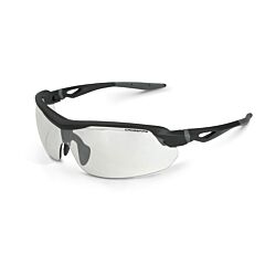 Radians 392215 Safety Glasses Sleek One Piece Lens Design For A Full Field Of Vision, Matte Black Frame, Indoor/Outdoor Lens