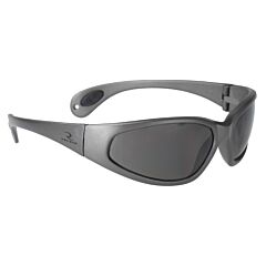 Radians T70-20D T-70 Safety Glasses, Silver Frame, Smoke Lens