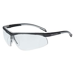 Radians T71-10D Safety Glasses Rubber Temples, Rubber Nosepiece, Meets Vo Ballistic Standards Mil-Prf-3103, 99.9% Uv Protection Silver Frame, Clear Lens