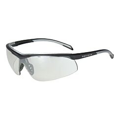 Radians T71-90D Safety Glasses Rubber Temples, Rubber Nosepiece, Meets Vo Ballistic Standards Mil-Prf-3103, 99.9% Uv Protection Silver Frame, Indoor/Outdoor Lens