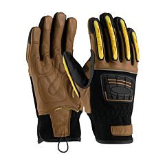 Pip 120-4150/S Maximum Safety, Kevlar Lined, Goat Leather Palm, Tpr On Fingers, En4, 1/Pair