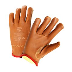 West Chester Ks993Koa/S Oil Armor Goatskin Driver'S Gloves, Cut Liner, Kevlar Sewn, Size Small