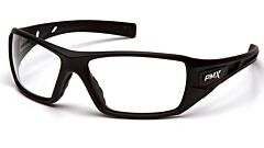 Pyramex Sb10410D Velar Safety Glasses, Black Frame/Clear Lens