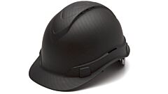 Pyramex Hp44117V Ridgeline Vented Hard Hat 4 Point Ratchet Suspension, Black Graphite