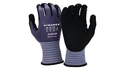 Pyramex Gl601Dpm Microfoam Nitrile Gloves, General Purpose, Nitrile Dotted Palm, Size Medium