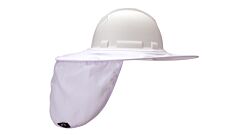 Pyramex Hpshadec10 Collapsible Hard Hat Shade, White, 1/Each