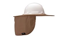 Pyramex Hpshadeckh Collapsible Hard Hat Shade, Khaki, 1/Each