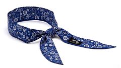 Pyramex Cnb12Pkb Beaded Cooling Bandana 12 Pack, Blue Paisley, Pack Of 12 Each