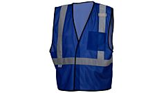 Pyramex Rv1265X4-X5 Rv12 Series, R Blue Vest, Non-Ansi, Size 4Xl - 5Xl, 1/Each