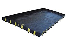 Justrite 28525 Rigid-Lock Quickberm, Dims. 12' W X 28' L X 12" H, Capacity 2510 Gallons