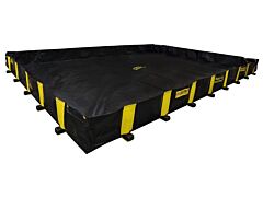 Justrite 28531 Rigid-Lock Quickberm, 14' W X 56' L X 12" H, 5860 Gallon Capacity