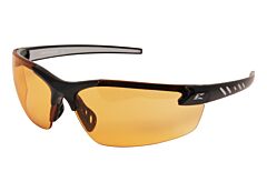 Edge Dz114-G2 Zorge G2 Safety Glasses, Black Frame With Amber Lens