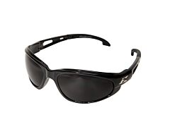 Edge Sw116 Dakura Safety Glasses, Black Frame With Smoke Lens