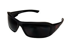 Edge Xb136 Brazeau Safety Glasses, Black Frame With Smoke Lens