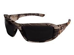 Edge Xb116Cf Brazeau Safety Glasses, Forest Camo Frame With Smoke Lens