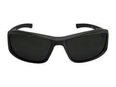 Edge Xb136Vs Brazeau Safety Glasses, Black Frame With Smoke Vapor Shield Lens