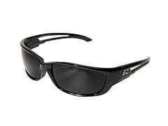 Edge Sk-Xl116Vs Kazbek Xl Safety Glasses, Black Frame With Smoke Vapor Shield Lens