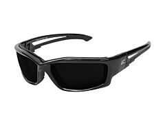 Edge Sk116-Sp Kazbek Conversion Kit Safety Glasses, Black Frame & Strap With Smoke Vapor Shield Lens