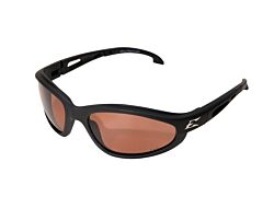 Edge Tsm215 Dakura Safety Glasses, Black Frame With Polarized Copper "Driving" Lens