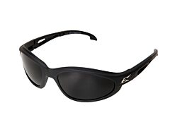 Edge Tsm216 Dakura Safety Glasses, Black Frame With Polarized Smoke Lens