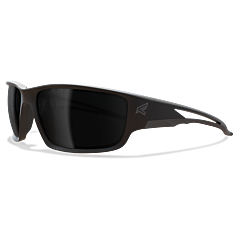 Edge Tsk236 Kazbek Safety Glasses, Black Frame With Polarized Smoke Lens