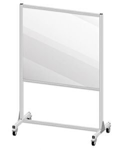 Accuform Prd604 Large Mobile Partition Shield Panel