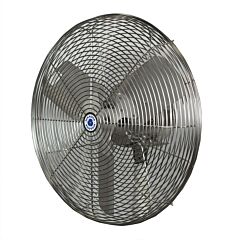 Schaefer 30Cfo-Swds-3-Q 30" Washdown Duty Fan, 1/2 Hp Stainless Steel Motor, Stainless Steel Osha Guards And Stainless Steel Blade, 3-Phase