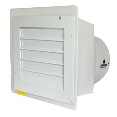 Schaefer Pfm126P13 12" Direct Drive Poly Exhaust Fan, Poly Shutter