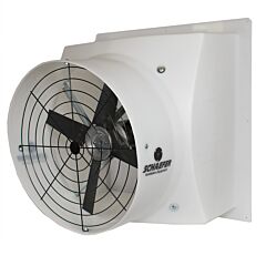 Schaefer Pfm204P12 20" Direct Drive Poly Exhaust Fan, Poly Shutter