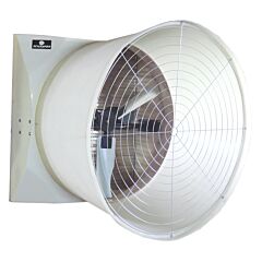 Schaefer 575Cf112G-3-Hv 57" Fiberglass Exhaust Fan With Cone, 5-Wing Galvanized Blade, 1-1/2 Hp, High Volume, 3-Phase