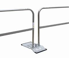 Tie Down 70756G Zip Base, 3 Hole Base Galv With Rubber Feet