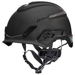 Msa 10194790 V-Gard H1 Safety Helmet, Trivent, Black, Fas-Trac Iii Pivot, Ansi, En12492