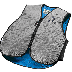 Techniche 6529-Sl-2X Evaporative Sport Cooling Vest, Silver, Size 2X-Large