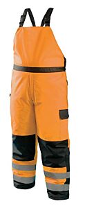 Occunomix Lux-Wbib-O5X High Visibility Winter Bib Pants, Class E, Orange, Size 5X-Large