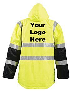 Custom Logo Premium Winter Parka, Ansi Class 3, 1 Color, 1 Position Logo, Pack Of 12 Jackets